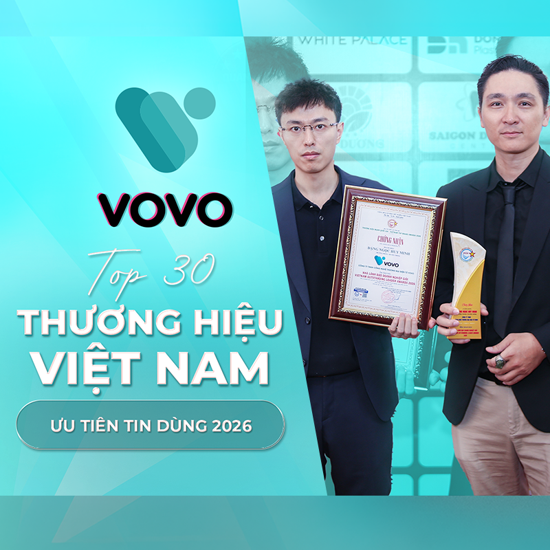 VOVO – TOP 30 THƯƠNG HIỆU VIỆT NAM ƯU TIÊN TIN DÙNG NĂM 2026